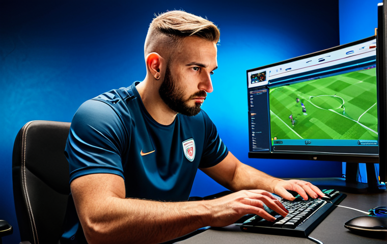 **

"A professional FC Online gamer, fully clothed in sportswear, strategizing at their computer. Modern gaming setup, focused expression, vibrant colors. Safe for work, appropriate content, perfect anatomy, well-formed hands, natural proportions, family-friendly."

**
